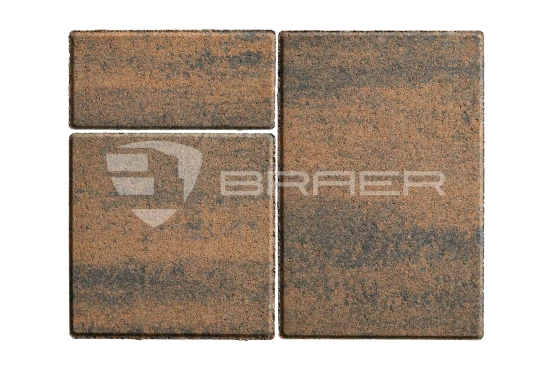 Тротуарная плитка Braer Старый город Ландхаус, Color Mix Техас, 60 мм - «Компания Камнеград» - Изображение 1