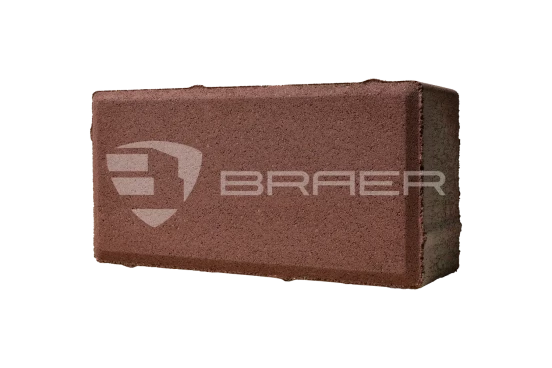 Тротуарная плитка Braer Прямоугольник, Красный, 60 мм - «Компания Камнеград» - Изображение 2