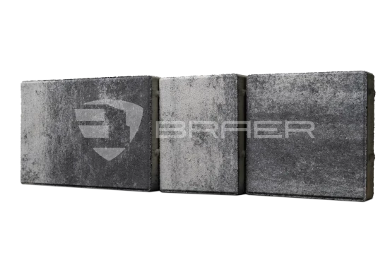 Тротуарная плитка Braer Старый город Венусбергер, Color Mix Ночь, 40 мм - «Компания Камнеград» - Изображение 2