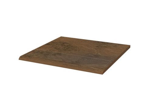 Клинкерная ступень с насечками Paradyz Semir, Beige, 300×300×8,5 мм - «Компания Камнеград»