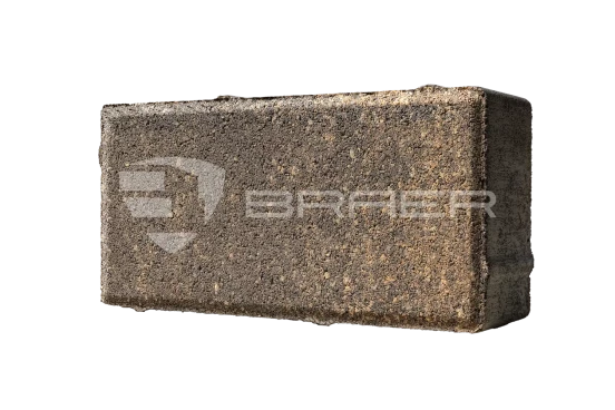 Тротуарная плитка Braer Прямоугольник, Color Mix Каштан, 60 мм - «Компания Камнеград» - Изображение 2