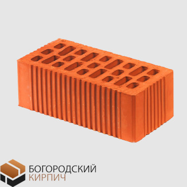 Пустотелый полуторный кирпич 250×120×88мм Богородский кирпич - «Компания Камнеград»