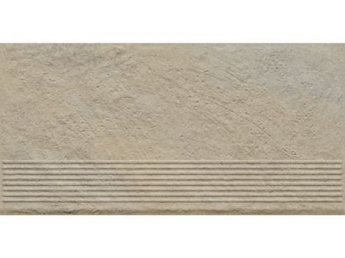 Клинкерная ступень с насечками Paradyz Eremite, Crema, 600×300×8,5 мм - «Компания Камнеград» - Изображение 1