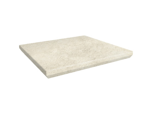 Клинкерная угловая ступень с капиносом Paradyz Scandiano, Beige, 330×330×11 мм - «Компания Камнеград»