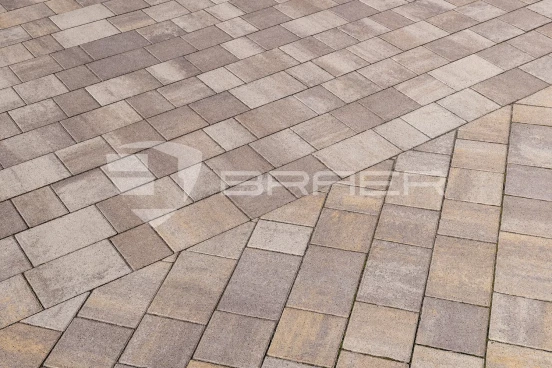Тротуарная плитка Braer Старый город Венусбергер, Color Mix Степь, 40 мм - «Компания Камнеград» - Изображение 4