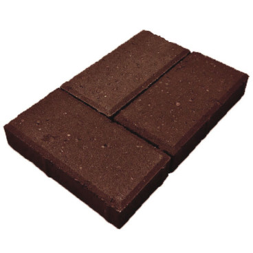 Брусчатка «Кирпич» 200x100x40 (1,73 кг.) шоколадная - «Компания Камнеград»