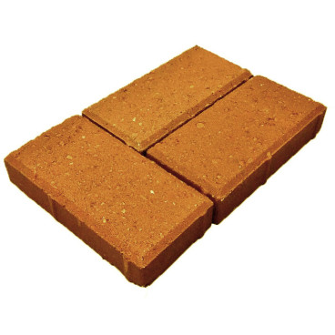 Брусчатка «Кирпич» 200x100x40 (1,73 кг.) лосось - «Компания Камнеград»