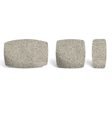 Брусчатка Классика Русто — тип 1-3 (stone base) белый мрамор - «Компания Камнеград»