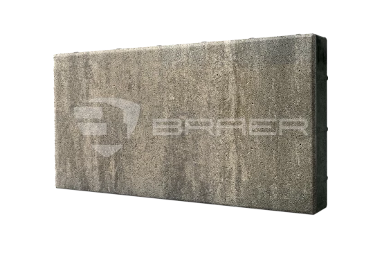 Тротуарная плитка Braer Сити 600 x 300, Color Mix Туман, 80 мм - «Компания Камнеград» - Изображение 2