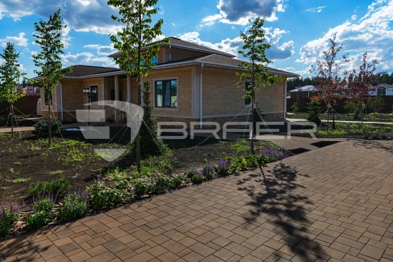 Тротуарная плитка Braer Старый город Ландхаус, Color Mix Каштан, 60 мм - «Компания Камнеград» - Изображение 5