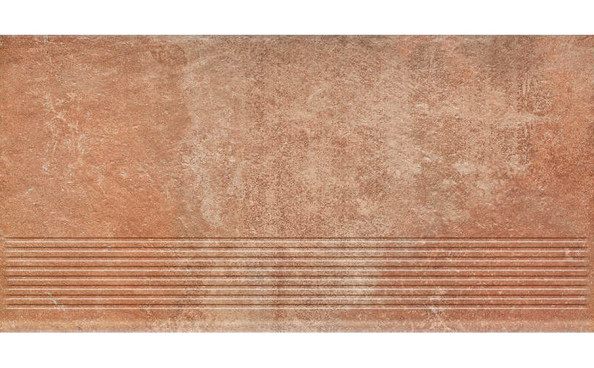 Клинкерная ступень Paradyz Scandiano Rosso, 600×300×8,5 мм - «Компания Камнеград»