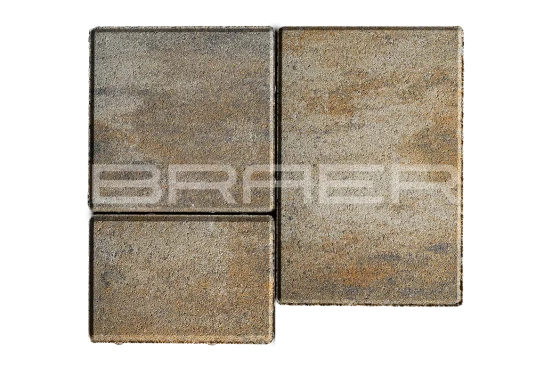 Тротуарная плитка Braer Старый город Венусбергер, Color Mix Песчаник, 40 мм - «Компания Камнеград» - Изображение 1
