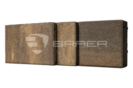 Тротуарная плитка Braer Старый город Ландхаус, Color Mix Каштан, 60 мм - «Компания Камнеград» - Изображение 2