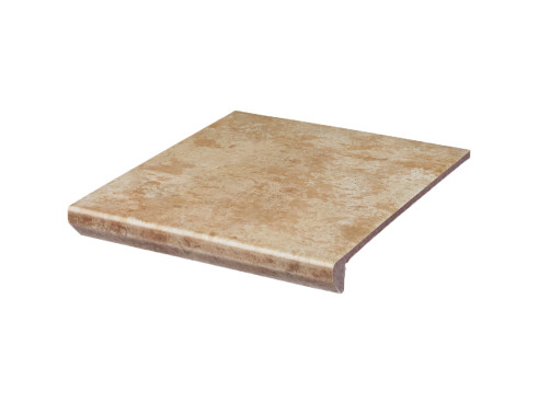 Клинкерная ступень с капиносом Paradyz Ilario, Beige, 330×300×11 мм - «Компания Камнеград»