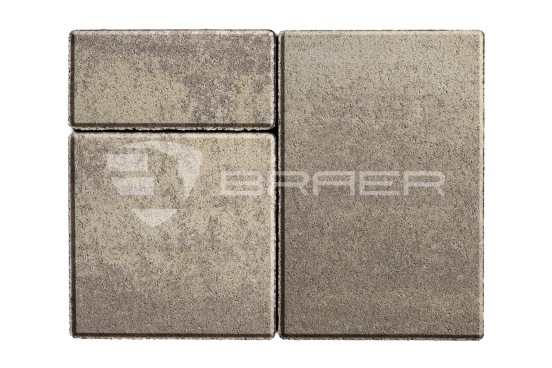 Тротуарная плитка Braer Старый город Ландхаус, Color Mix Степь, 60 мм - «Компания Камнеград» - Изображение 1