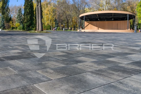 Тротуарная плитка Braer Сити 300 x 300, Color Mix Ночь, 80 мм - «Компания Камнеград» - Изображение 4