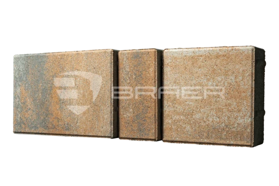 Тротуарная плитка Braer Старый город Ландхаус, Color Mix Койот, 60 мм - «Компания Камнеград» - Изображение 2